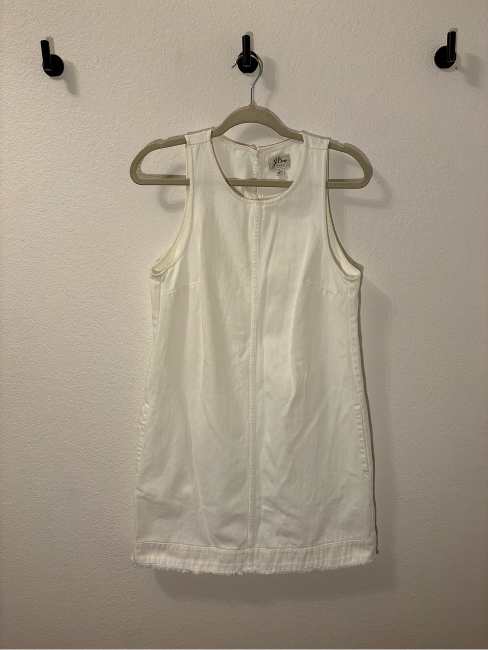 J. Crew white denim shift dress - Picture 2 of 4